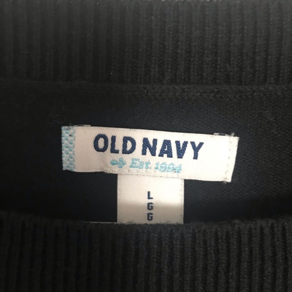 OLD NAVY | Lg | Black SWEATER DRESS - Picture 4 of 12